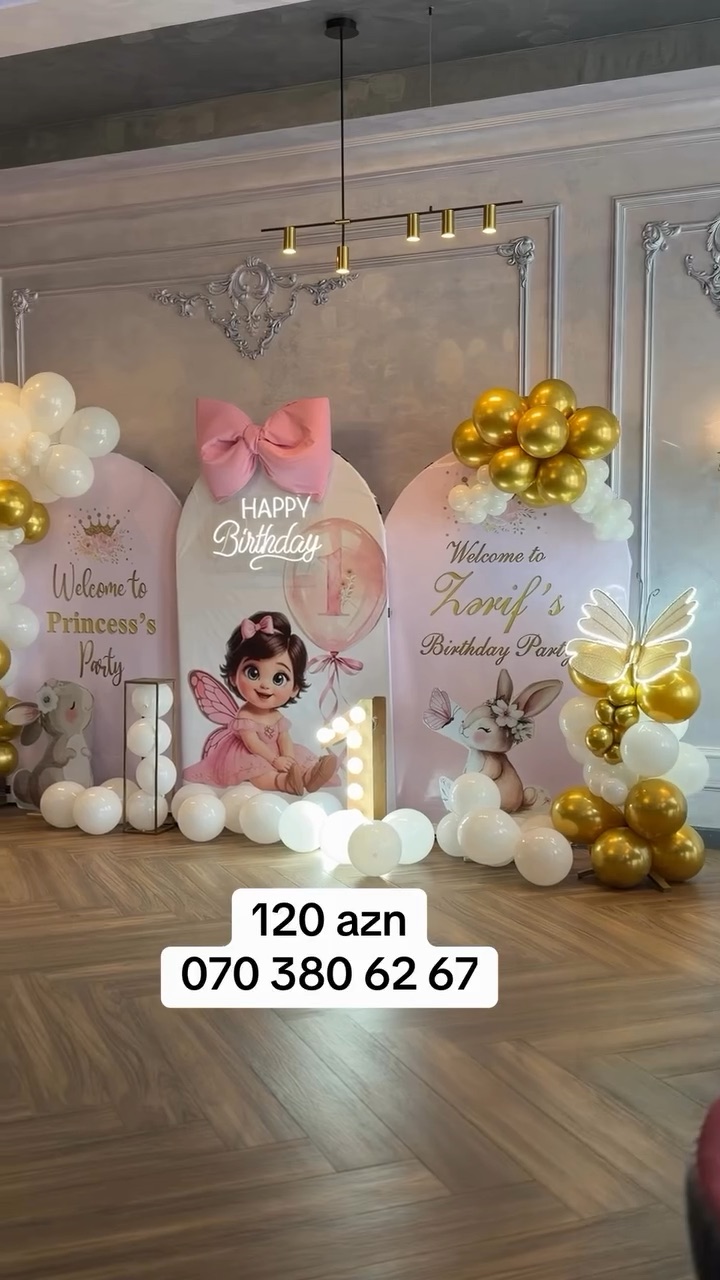 Sumqayıt Dekor Ad Günü Toy Nişan