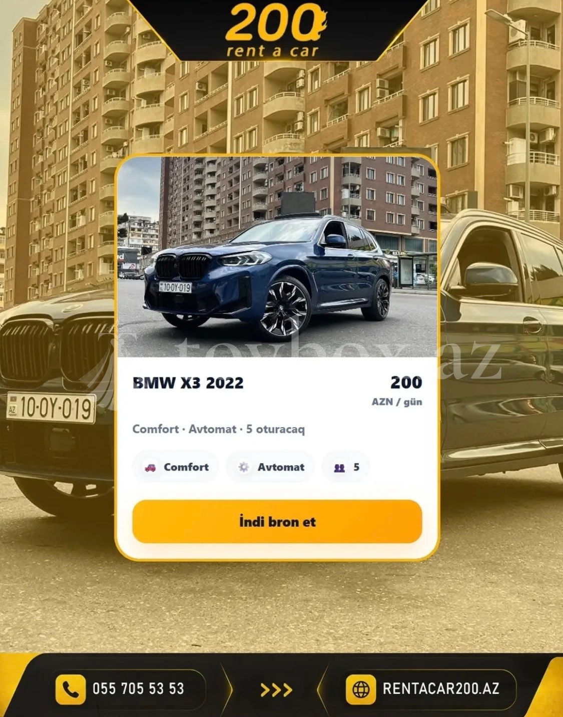 Rent A Car 200